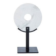 Marble and Metal Sculpture on Stand