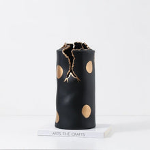Luxury Cracked Ceramic Vase - Zibbo